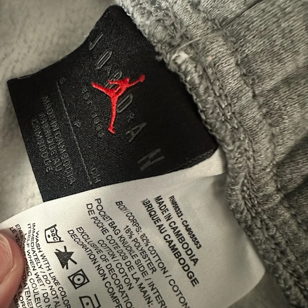 Nike Jordan Sport DNA Fleece Jogger Gray Size Small